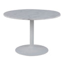 Marble Dining Table for 4 People Round With White Base- Tarifa