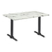 Marble Effect Dining Table for 4 to 6 People 120cm Wide Rectangular - Enduratop