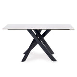 Marble Dining Table for 4 to 6 People Rectangular - Bradley