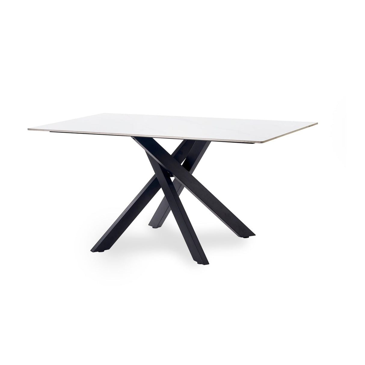 Marble Dining Table for 4 to 6 People Rectangular - Bradley