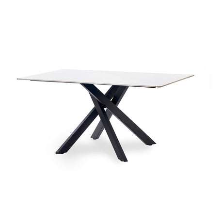 Marble Dining Table for 4 to 6 People Rectangular - Bradley