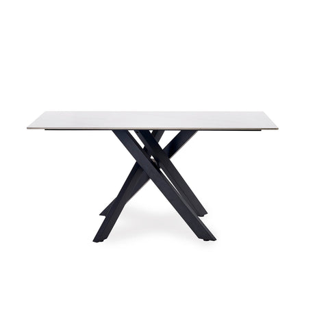 Marble Dining Table for 4 to 6 People Rectangular - Bradley