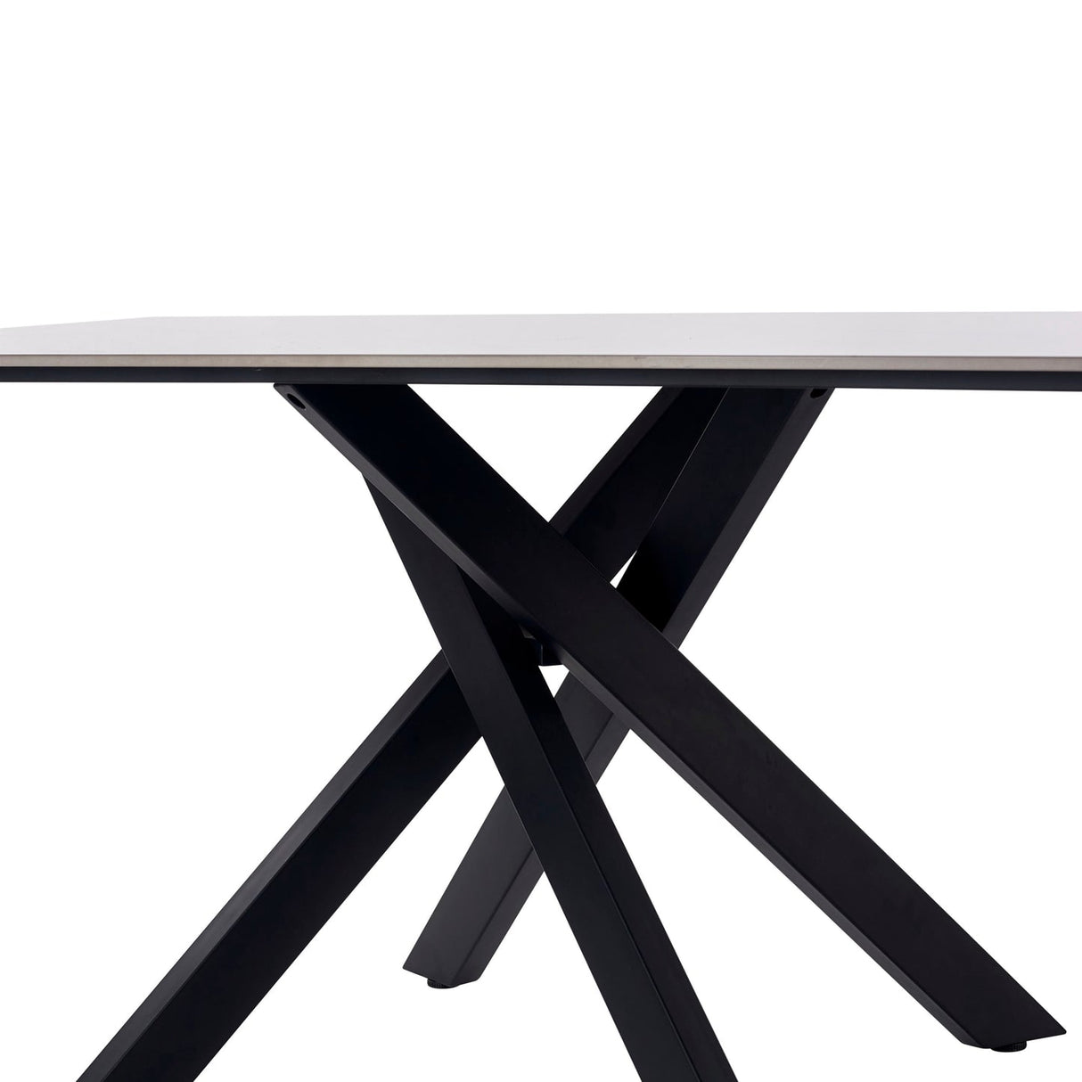 Marble Dining Table for 4 to 6 People Rectangular - Bradley