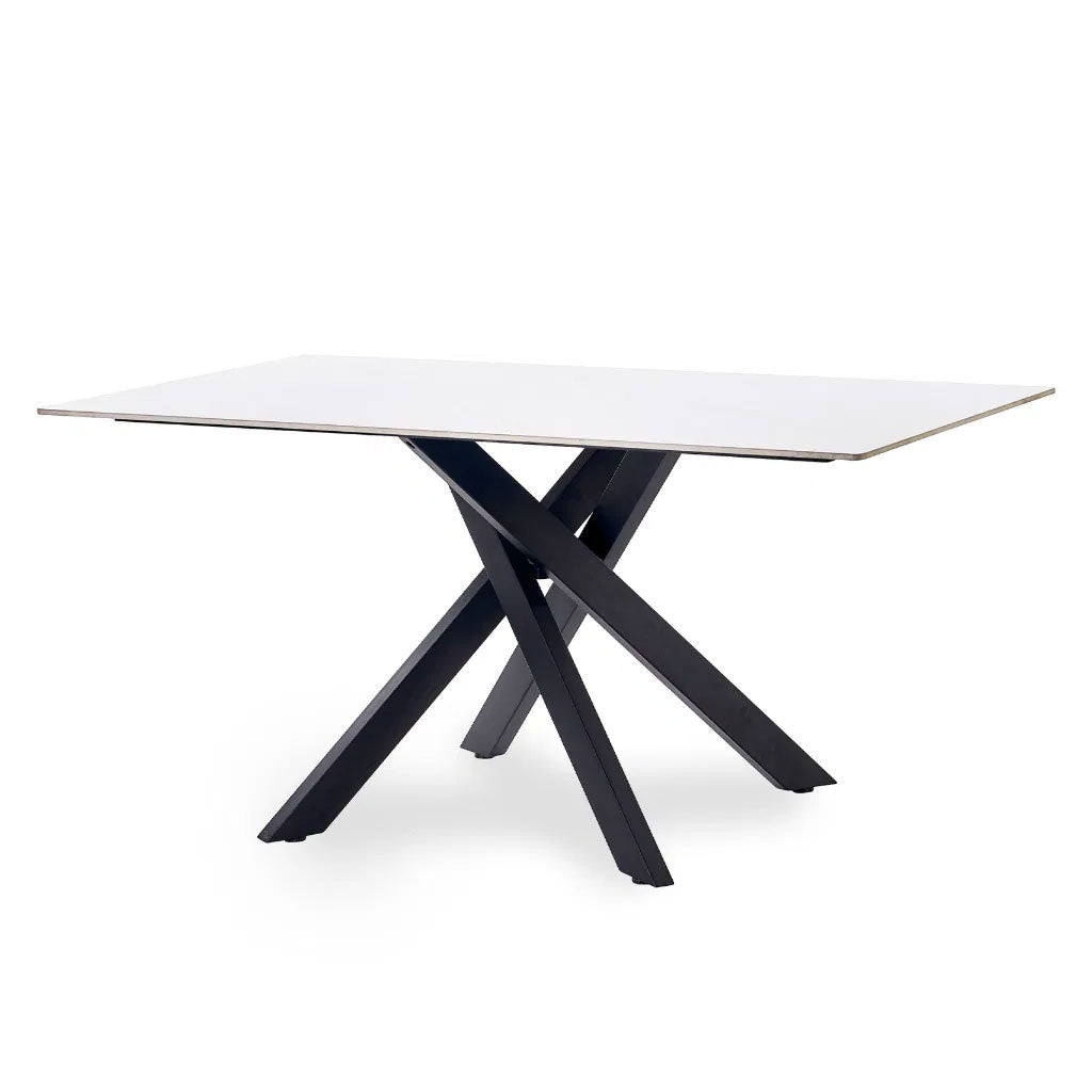 Marble Dining Table for 4 to 6 People Rectangular - Bradley