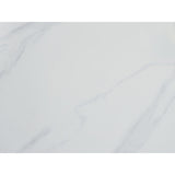 Marble Dining Table for 6 People With 2 Drawers - Louis