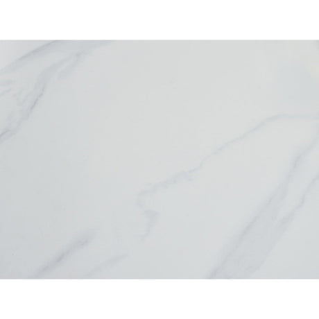 Marble Dining Table for 6 People With 2 Drawers - Louis