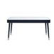 Marble Dining Table for 6 People With 2 Drawers - Louis