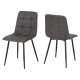 Marble Dining Table With 4 Dining Chairs - Fenton