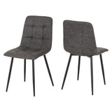 Marble Dining Table With 6 Dining Chairs - Fenton