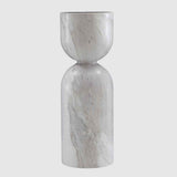 Marble Lamp Table 20cm Wide Round - Salt