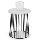 Marble Lamp Table Round - Broadway