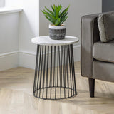 Marble Lamp Table Round - Broadway