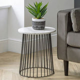 Marble Lamp Table Round - Broadway