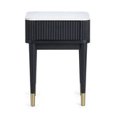 Marble Lamp Table With 1 Drawer - Louis