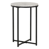 Marble Side Table Round - Dallas