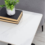 Marble Side Table Square - Bradley