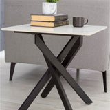 Marble Side Table Square - Bradley