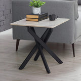 Marble Side Table Square - Bradley