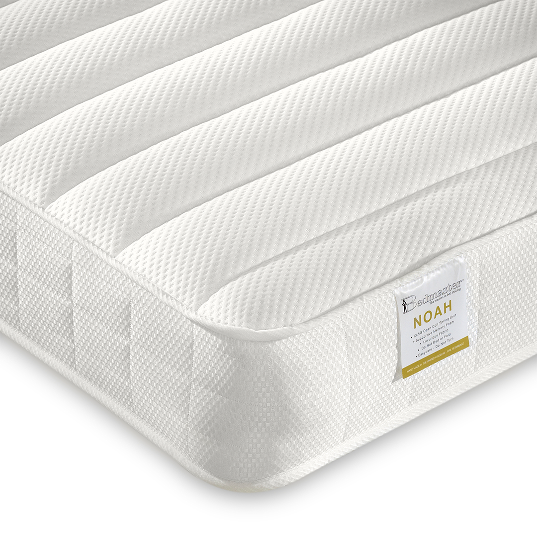 Memory Foam Low Profile Coil Sprung Double Mattress - Noah