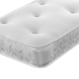 Memory Foam Tufted Single Mattress With Grey Wavy Border - Bradford