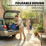 Mesh Fabric Folding Garden Chairs in Set of 2 - Velmora