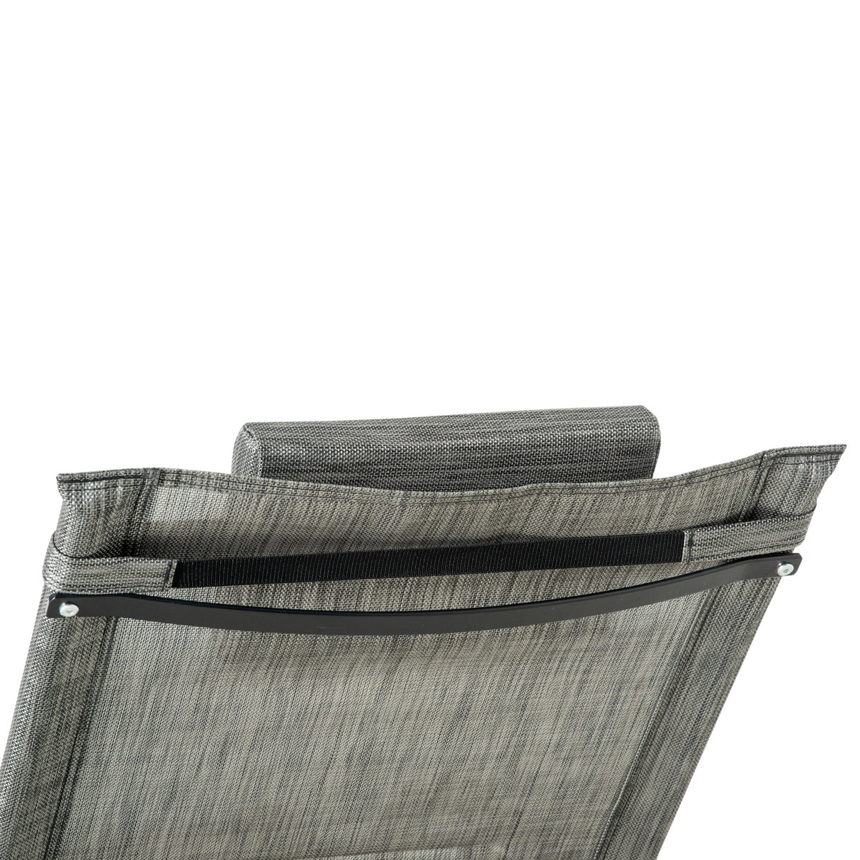 Mesh Fabric Garden Rocking Chair - Velmora