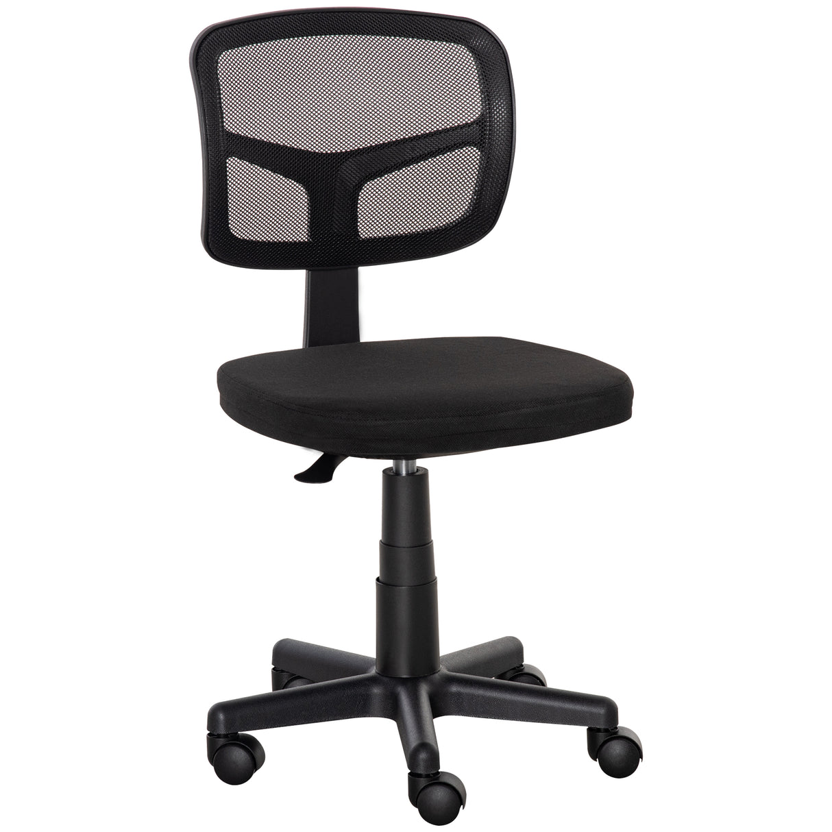 Mesh Fabric Home And Office Chair 43cm Wide Without Arms - Velmora