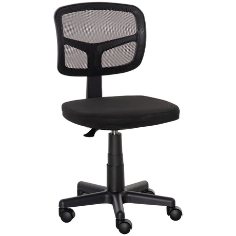 Mesh Fabric Home And Office Chair 43cm Wide Without Arms - Velmora