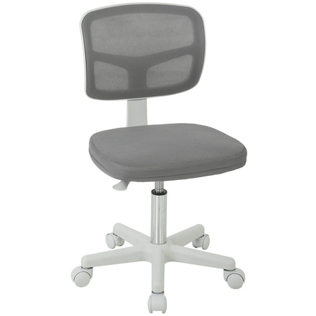 Mesh Fabric Home And Office Chair 43cm Wide Without Arms - Velmora
