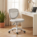 Mesh Fabric Home And Office Chair 44cm Wide Armless - Velmora