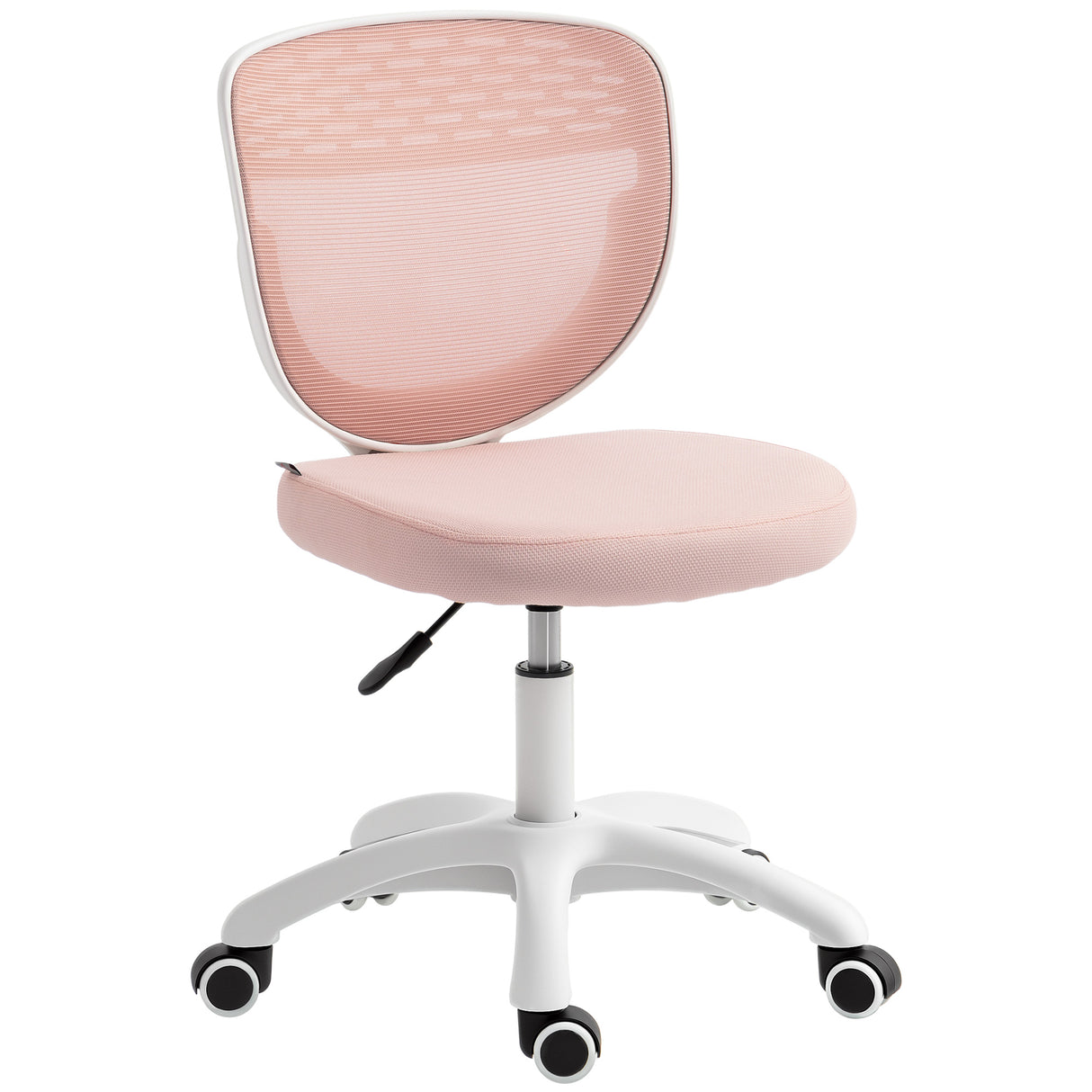 Mesh Fabric Home And Office Chair 44cm Wide Armless - Velmora