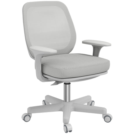 Mesh Fabric Home And Office Chair 55cm Wide - Velmora