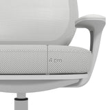 Mesh Fabric Home And Office Chair 55cm Wide - Velmora
