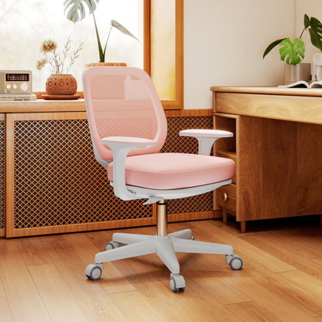 Mesh Fabric Home And Office Chair 55cm Wide - Velmora