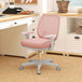 Mesh Fabric Home And Office Chair 55cm Wide - Velmora