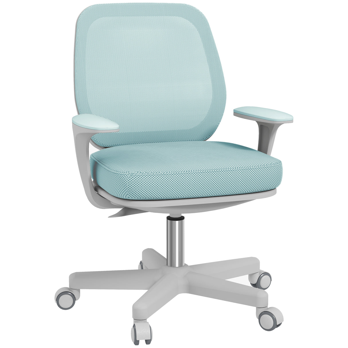 Mesh Fabric Home And Office Chair 55cm Wide - Velmora