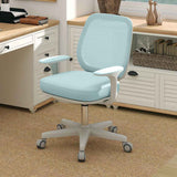 Mesh Fabric Home And Office Chair 55cm Wide - Velmora