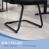 Mesh Fabric Home And Office Chair 58.5cm Wide With Metal Base - Velmora