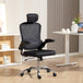 Mesh Fabric Home And Office Chair 60cm Wide With Lumbar Support - Velmora