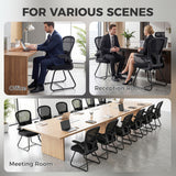 Mesh Fabric Home And Office Chair 61cm Wide With Metal Base - Velmora