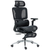 Mesh Fabric Home And Office Chair 67cm W x 71cm D With Footrest - Velmora