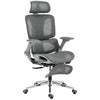 Mesh Fabric Home And Office Chair 67cm W x 74cm D With Footrest - Velmora