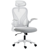 Mesh Fabric Home And Office Chair 73cm Wide With Foldable Backrest - Velmora