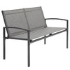 Metal 2 Seater Garden Bench - Velmora