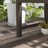 Metal 2 Seater Simple Garden Bench - Velmora