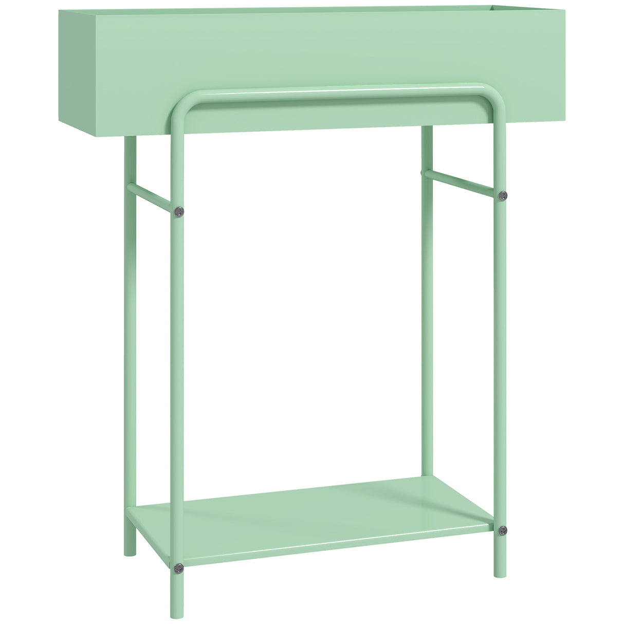 Metal 2 Tier Plant Stand 60cm Wide - Velmora