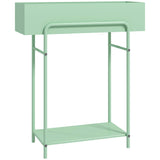 Metal 2 Tier Plant Stand 60cm Wide - Velmora