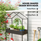 Metal 2 Tier Plant Stand 75cm Wide - Velmora