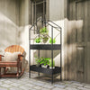 Metal 2 Tier Plant Stand 75cm Wide - Velmora