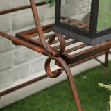 Metal 3 Tier Folding Plant Stand 60.5cm Wide - Velmora